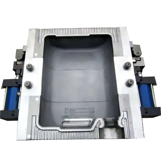 Single Cavity 5L Plastic Engine Oil PE Bottle Extrusion Mould With Scale Line