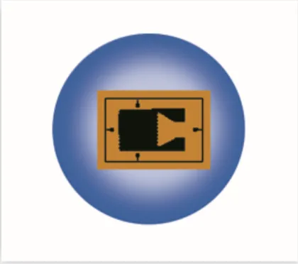 Strain Gage with One Grid