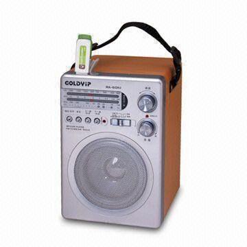 Wooden Radio with USB Port