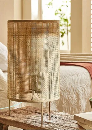 Rustic Style LED Desk Lamp Bedside Table Lamp