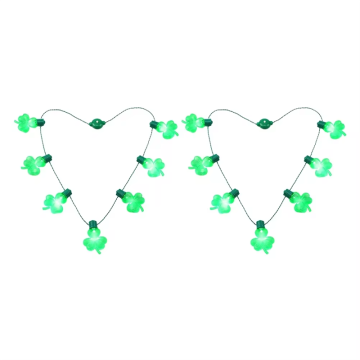 Ημέρα του Αγίου Πατρικίου LED LED Κολιέ shamrock Αξεσουάρ κόμμα