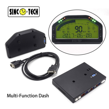 SincoTech 6.5'' Waterproof 9-in-1 Race Dash Gauge Kit