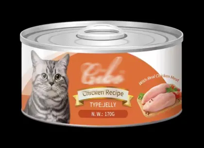 Delicious Cat Canned Food with Real Chicken