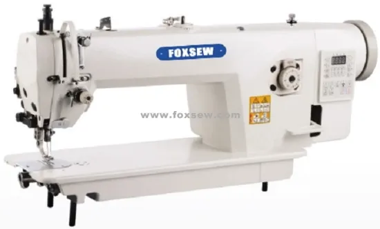 Direct Drive Automatic Trimmer Top and Bottom Feed Heavy Duty Lockstitch Sewing Machine