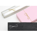 Round metal elastic bow for gifts box