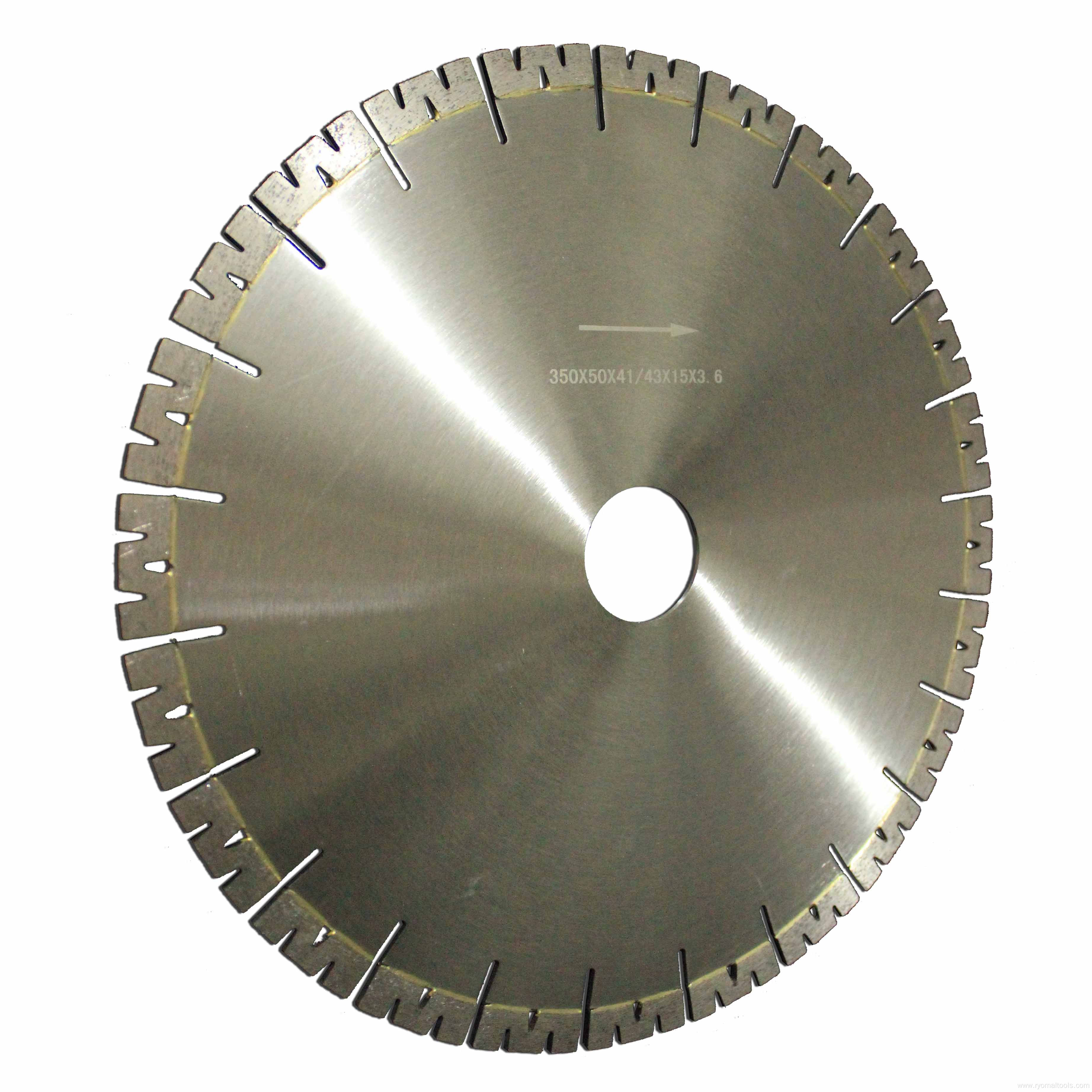 φ350mm W tips granite saw blade