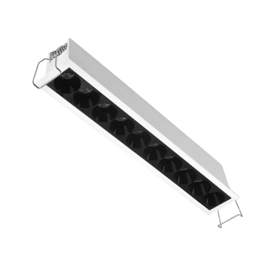 20W SMD 0.2W/chip Recessed Linear LED Downlight for Office