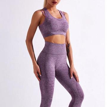 conjunto de sutiã e leggings esportivos femininos