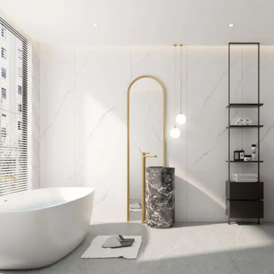 800x2600mm Modern Large Size Matte Finish Sintered Stone Firebrick Indoor TV Wall Background Tiles