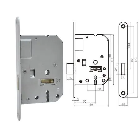 Hot Sale Security door lock sliding mortise lock in holland market