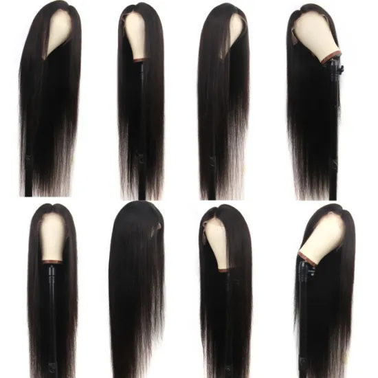 New Arrival  Easy Coloured 13X4 13X6 Transparent Swiss Lace Frontal Brazilian 10A 100% Human Hair Wigs for Black Women