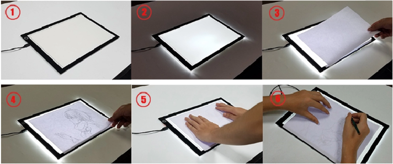 Suron Tracing Light Pad for Kids Artists Animation