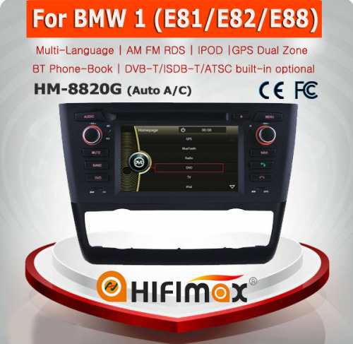 HIFIMAX WIN CE 6.0 Car DVD GPS touch screen For BMW 1 Series E88 2004-2012 Convertibl Auto AC Car DVD Player Navigation System