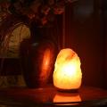 Salt Lamp with Genuine Neem Wood Base