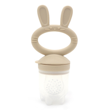 Bunny-Shaped Silicone Pacifier Mesh Feeder for Baby