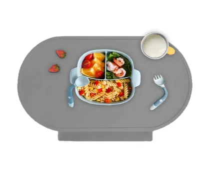 Reusable Food Catching Placemats for Kids Baby