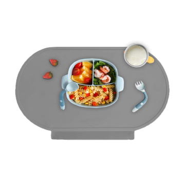 Placemats de captura de alimentos reutilizáveis ​​para crianças bebê