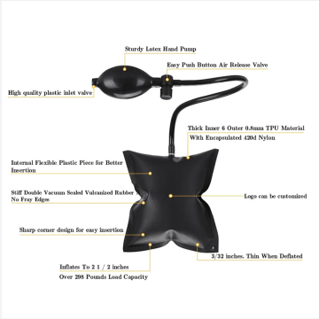 High Quality Square Automobile Door and Window Installation & Repair Air Pump Wedge" 

However, for better SEO (Search Engine Optimization), you might consider a more concise version:

"Square Auto Door and Window Repair Service" 

Or if you want to keep 