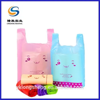customized thin market shopping plastic bag