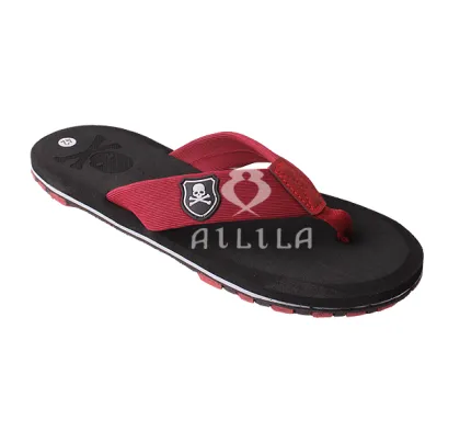 Skull men casual flip flops