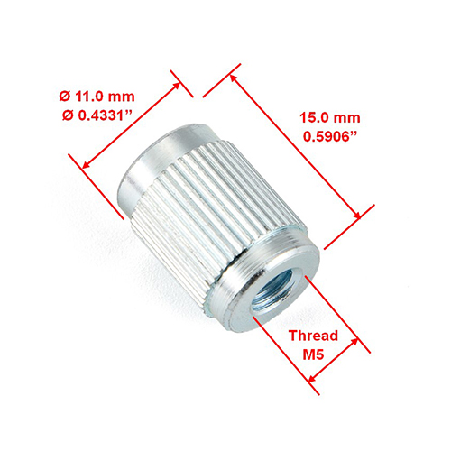 Nut With Knurling