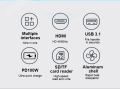 Stesen Docking 9in1 ditambah NVME M.2 SSD Case