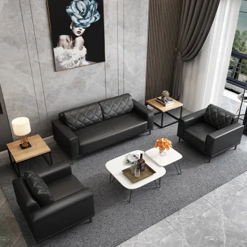 Leather Office Sectional Modular Sofa Furniture