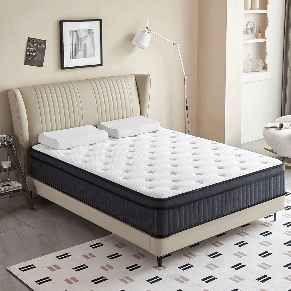 Matelas hybride à la mémoire de la mémoire de 10 pouces en forme de gel de 10 pouces