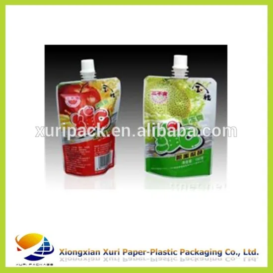 juice standing reusable spout pouch