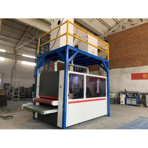 Automatic flat sheet metal chamfering machine