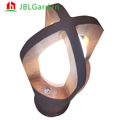 Outdoor Decorative Corten Steel Light