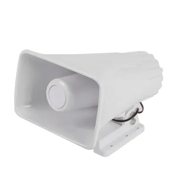 20W Horn Loudspeaker with Built-in Amplifier and ABS Plastic Material: Search Engine Title