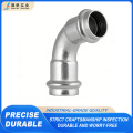 Endüstriyel Kullanım için Paslanmaz Çelik 45 Derece Dirsek