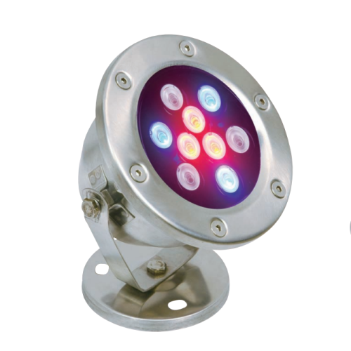 Led underwater spot lights for landscape