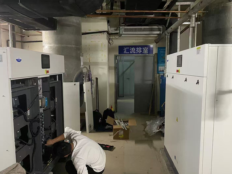 oil free scroll air compressor
