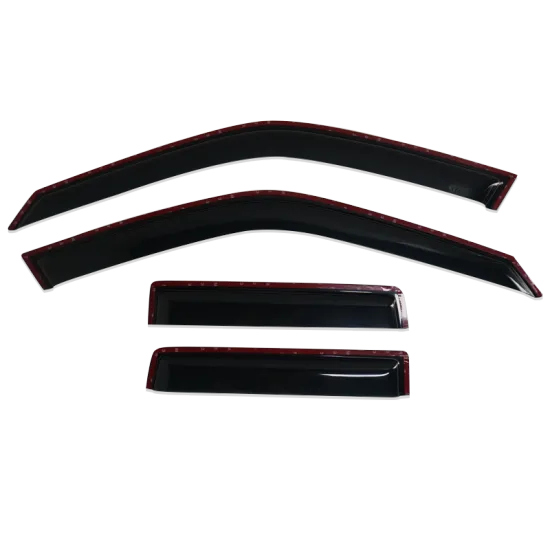 2001 Nissan Sentra Rain Shield Wind Deflector Window Visor - Black Compression Molding