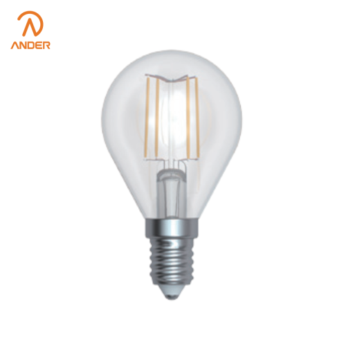 Lampe à filament transparente G45 E27 à gradation complète