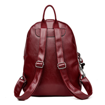 Wholesale genuine leather backpack for girl