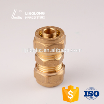LL-BF-0007 brass equal coupling