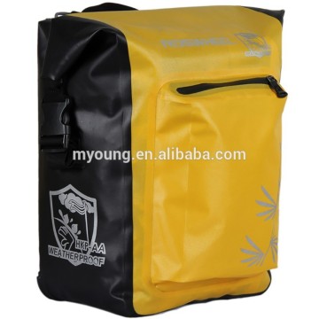 100% waterproof rear bike carrier bag