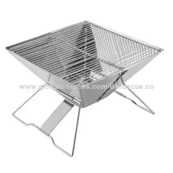 Mini Foldable BBQ Grill for Mail Order Products, Made of 304 Stainless Steel