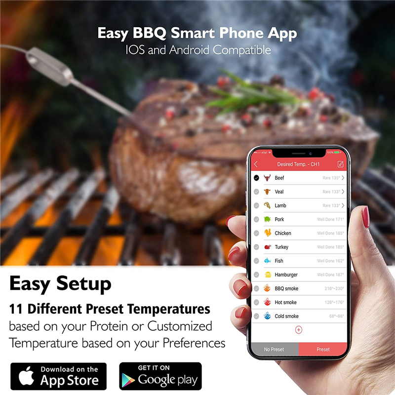 Bluetooth BBQ Thermometer Pro01