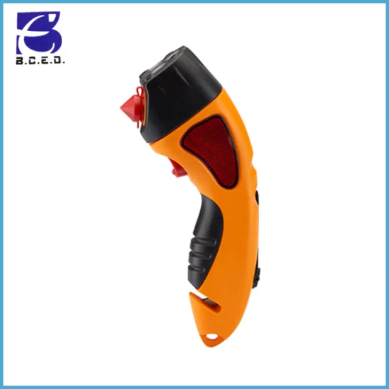 Multi-function lighting emergency hammer