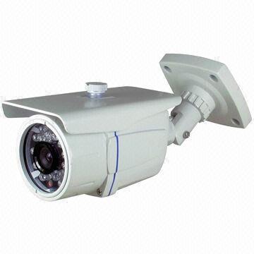 Weather-resistant IR Camera with Stand, Rate IP66, 600TVL, BLC/AWB Function