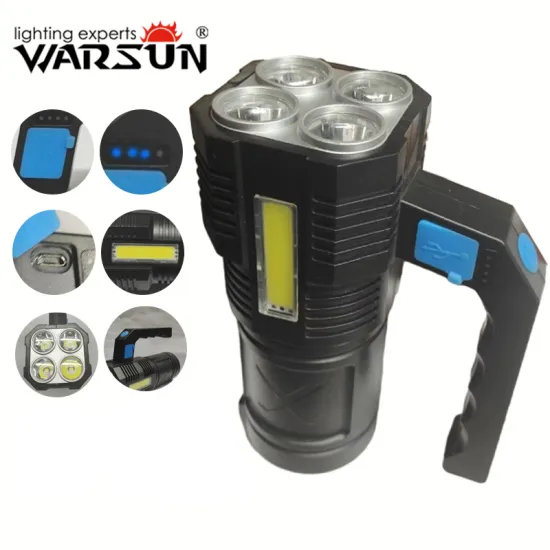 WARSUN Outdoor Handheld Rechargeable LED Searchlight - Best Price Guaranteed