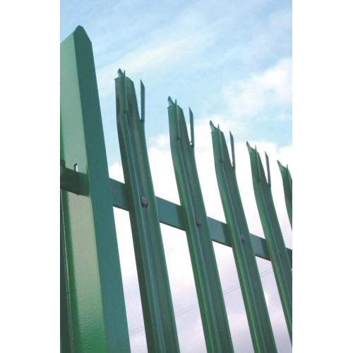 designed steel palisade fence with profile W/D section