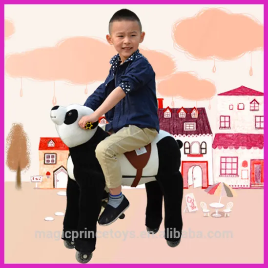 Dalian Amusement plush horse ride-on/Walking animals ride on toy for 8 years old/PB-8/Magicprince (EN71&SGS&HI&CE)~(Pass!!)~