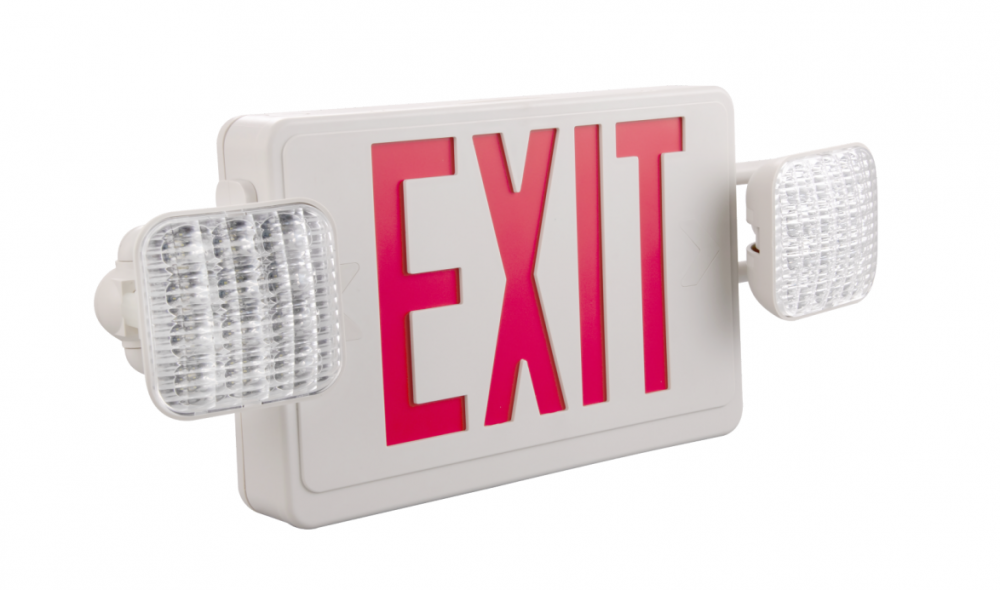 LED emergency light fire wall mounted exit sign