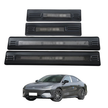 OEM Otomotif Stainless Steel Chrome Interior Accessories untuk 2024 Geely Galaxy E8 Door Sill Strips