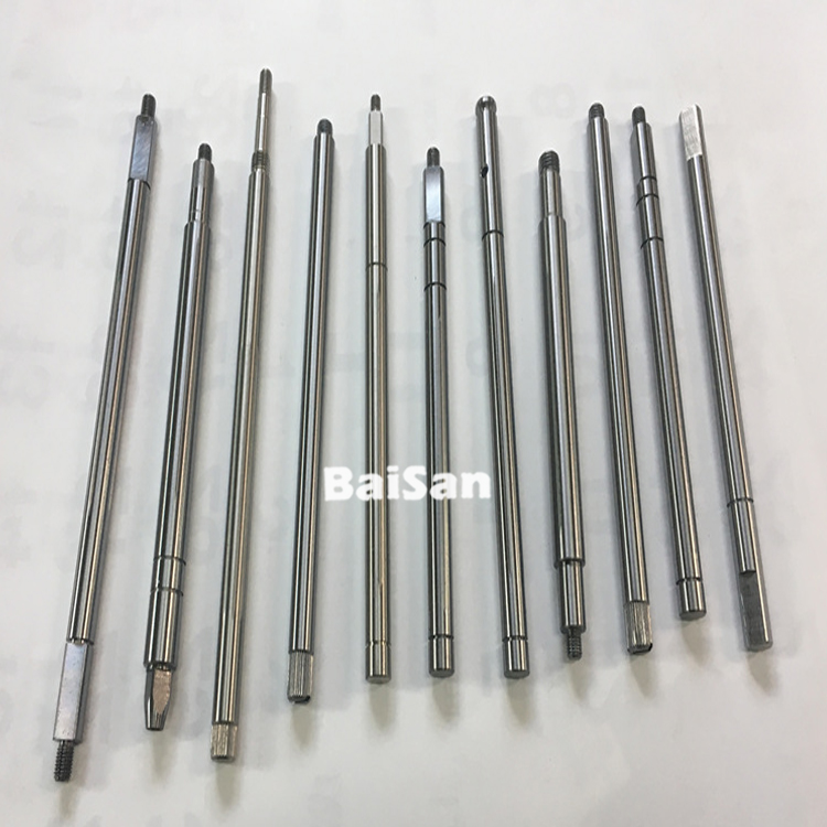 Precision Machining of Slender Shaft Pins and mandrels